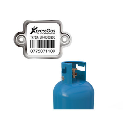 জিয়াংকাং এলপিজি সিলিন্ডার বার কোড লেবেল ডিজিটাল ইন্ডেন্টিটি কেবল পিডিএ বা মোবাইলের মাধ্যমে স্ক্যান করা