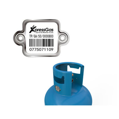 জিয়াংকাং এলপিজি সিলিন্ডার বার কোড লেবেল ডিজিটাল ইন্ডেন্টিটি স্ক্যান বেনডেবল অ্যান্টি-ইউভি এক্স প্রুফ